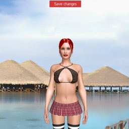3Dsex game playing AChat community member homosexual fiend girl Tsumaki, 