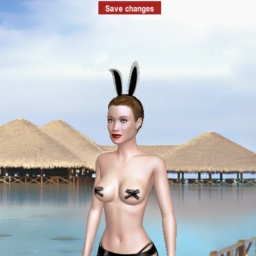 enjoy virtual sex games with mates like bisexual nymphomaniac girl Baku, 
