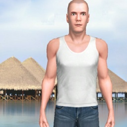 multiplayer virtual sex game player heterosexual brute boy Johnny007, USA, 