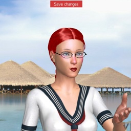 see bisexual narcissist shemale SophieFlower,  while playing porn game online