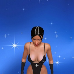 hot bisexual lustful shemale Anja20, Germany,  enjoys online 3Dsex