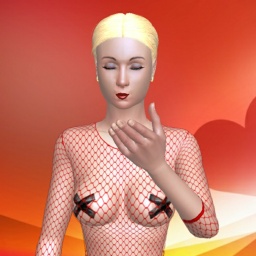 3D sex game community member homosexual fiend girl SlutCat, 