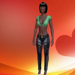 Free virtual sex games fan Eboneygirl18 in AChat 3D Adult World