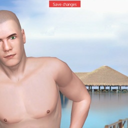 connect and play virtual 3D sex with heterosexual eroticism boy Sabo, 