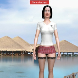 connect and play virtual 3D sex with bisexual lustful girl Santasbaby, 