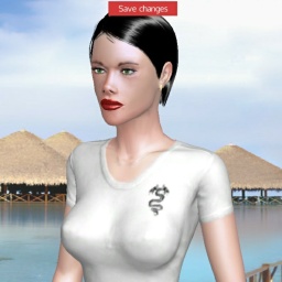 3Dsex game playing AChat community member heterosexual vuloptuous girl Judy1314, 