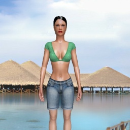 free 3D sex game adventures with  hot shemale Aymina, 