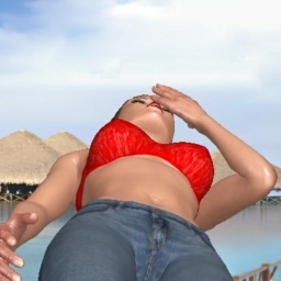 playing hot sex games with fans like bisexual pervert girl RuSmile, 