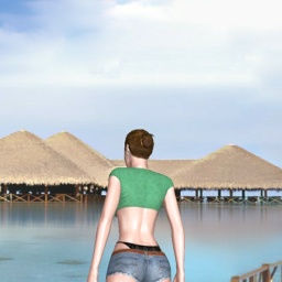 free 3D sex game adventures with heterosexual brute girl Krovojadnaiy, 