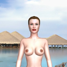 multiplayer virtual sex game player heterosexual pleasant girl Poopy, 