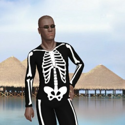 free cybersex experience with heterosexual sensual boy SexySkull, usa, 