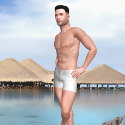 free 3D sex game adventures with  hot boy Taires, 