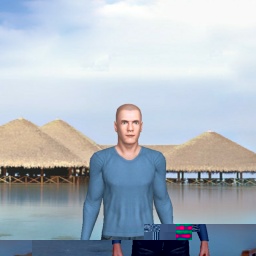 see heterosexual brute boy Peluks,  while playing porn game online