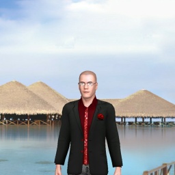 3D sex game community member heterosexual fond boy Dameon, USA, 