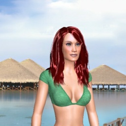 3Dsex game playing AChat community member bisexual nymphomaniac girl NaruNya, 