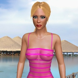 for 3D virtual sex game, join and contact heterosexual lecher girl Aicha, France, french-algerian