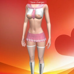 3Dsex game playing AChat community member heterosexual sexy girl Meowwix, 