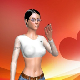 adults like homosexual amorous girl Biach,  play AChat online sex games