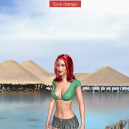 3Dsex game playing AChat community member bisexual bugger girl Nanarae, 