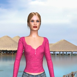 3Dsex game playing AChat community member  hot girl TiffanyHoper, 