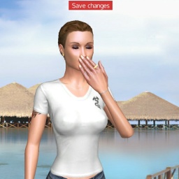 3Dsex game playing AChat community member  hot girl Slutwithpuss, 