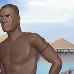 play online virtual sex game with member heterosexual brute boy JamalYoung, USA, 