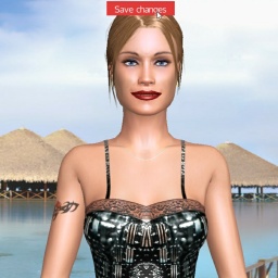 3D sex game community member bisexual sexy girl Evarubin, USA, 