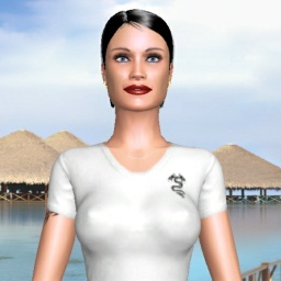 hot bisexual lecher shemale Ritass, 300S,  enjoys online 3Dsex