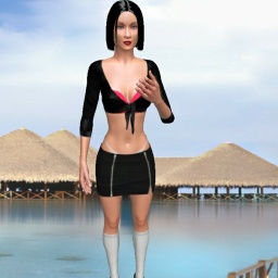 3Dsex game playing AChat community member bisexual hot girl Ashira, 