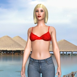 hot heterosexual narcissist girl Airdolly, thailand,  enjoys online 3Dsex