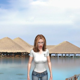 enjoy virtual sex games with mates like homosexual garrulous shemale LuaRose, USA, 