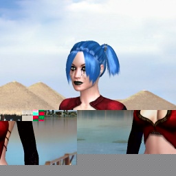 multiplayer virtual sex game player bisexual pervert girl LS3456, 