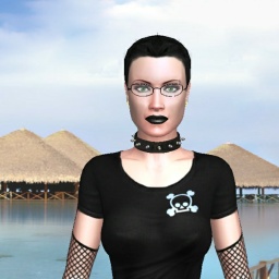 see homosexual talkative girl Dalldeath,  while playing porn game online