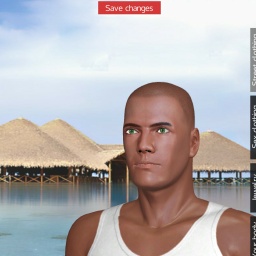 3D sex game community member heterosexual sensual boy SWEETBACK, US, Its a game, 