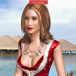 3Dsex game playing AChat community member  hot girl Nigisa, 