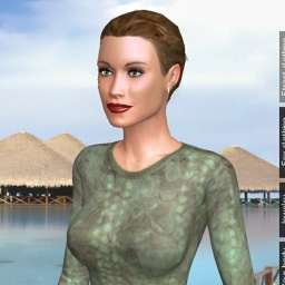 adults enjoying 3D sex games like heterosexual erotomanic girl Angelique, USA, 