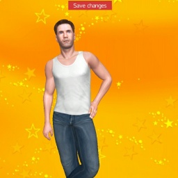 3Dsex game playing AChat community member heterosexual sensual boy SoloEyes, 