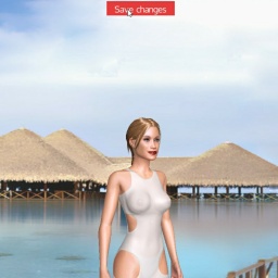 see  hot girl Aidep,  while playing porn game online