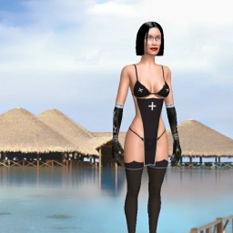 3Dsex game playing AChat community member  hot girl Mika795, 