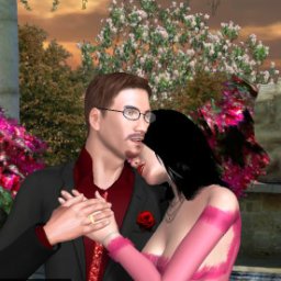 Online sex games player MadeleineArk in 3D Sex World