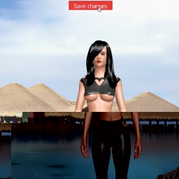 Free virtual sex games fan EmpressIris in AChat 3D Adult World