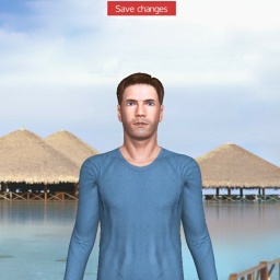 see heterosexual talkative boy Hector,  while playing porn game online