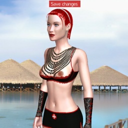 Online sex games player RoxieLove in 3D Sex World