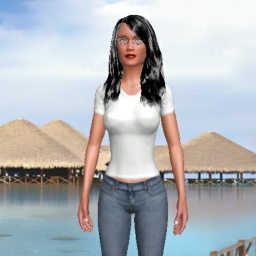 see bisexual pleasant girl EmpressXoxo, ph,  while playing porn game online