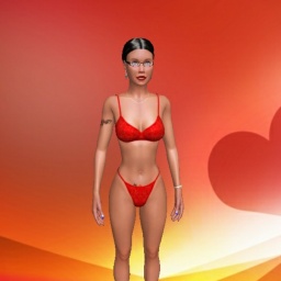 Online sex games player Praline in 3D Sex World