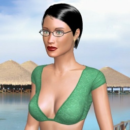 see homosexual brute girl Zarapatel, personal slut while playing porn game online