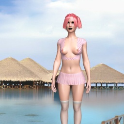 Free virtual sex games fan YARA59D in AChat 3D Adult World