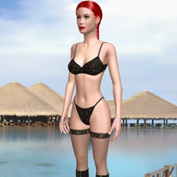 3Dsex game playing AChat community member  hot shemale Jieles, 