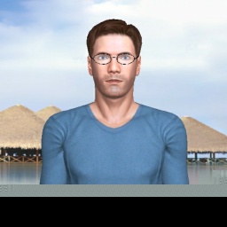 connect and play virtual 3D sex with bisexual virile boy Bluejack, 