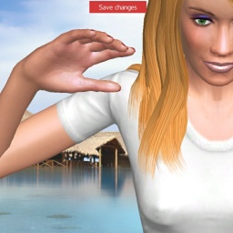 Online sex games player Huntress_M in 3D Sex World
